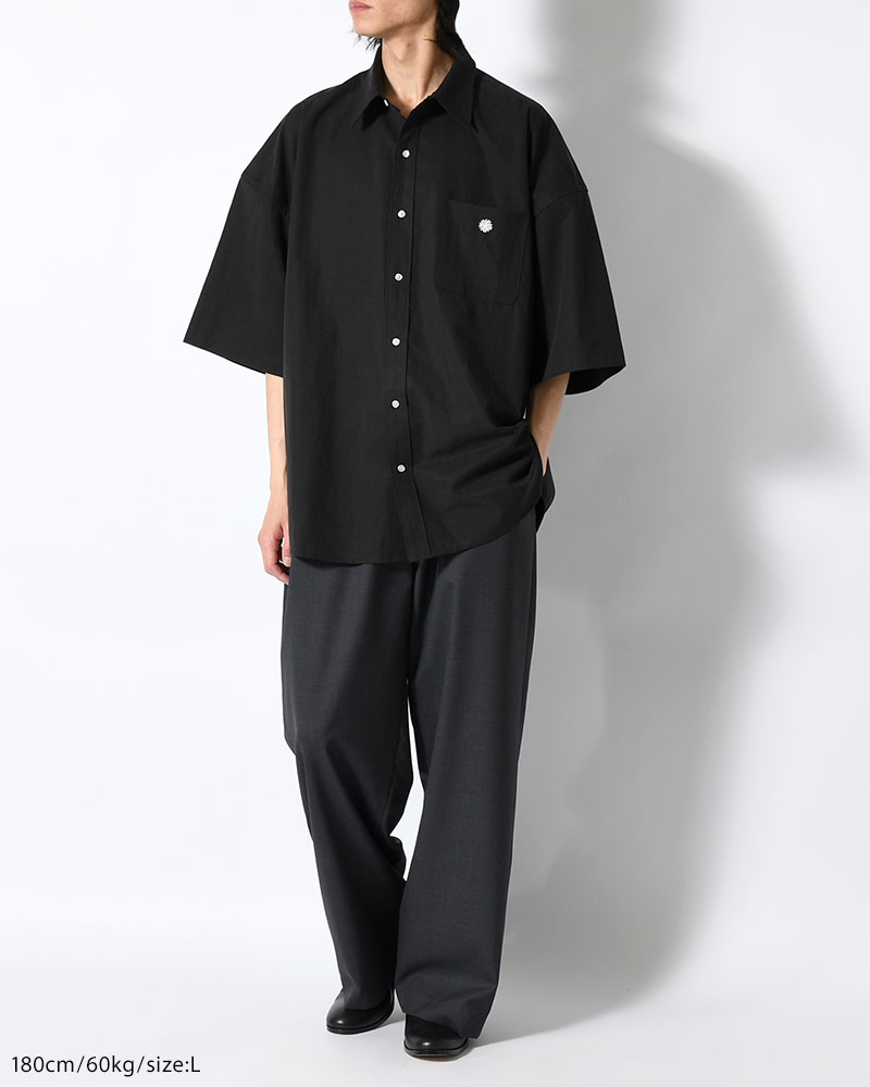 S/S SHIRT -BLACK-
