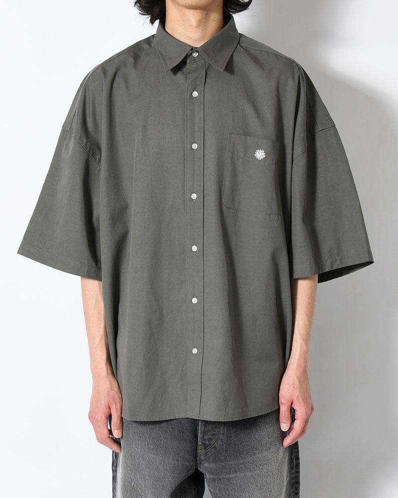 S/S SHIRT -GRAY-