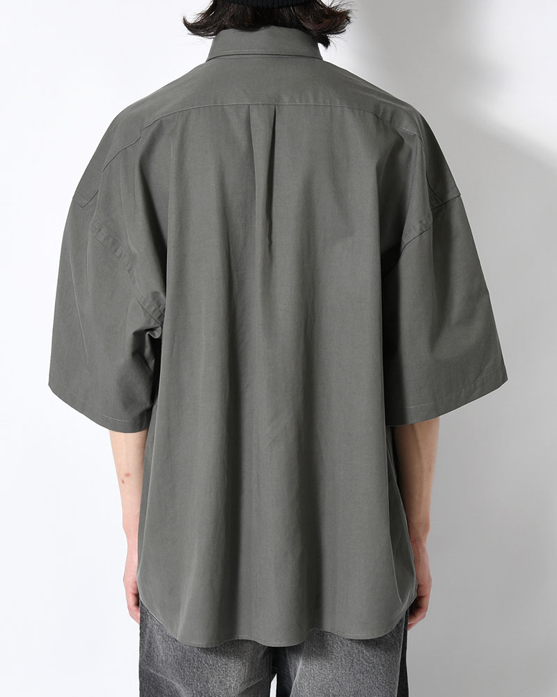 S/S SHIRT -GRAY-