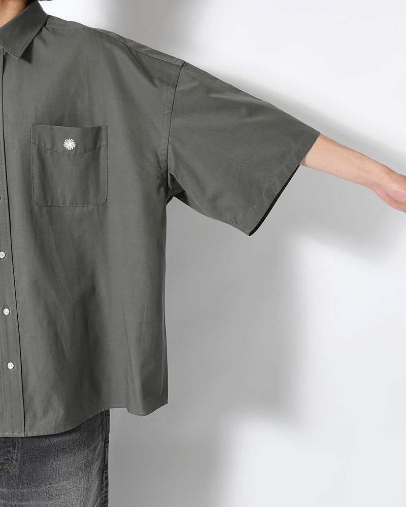 S/S SHIRT -GRAY-