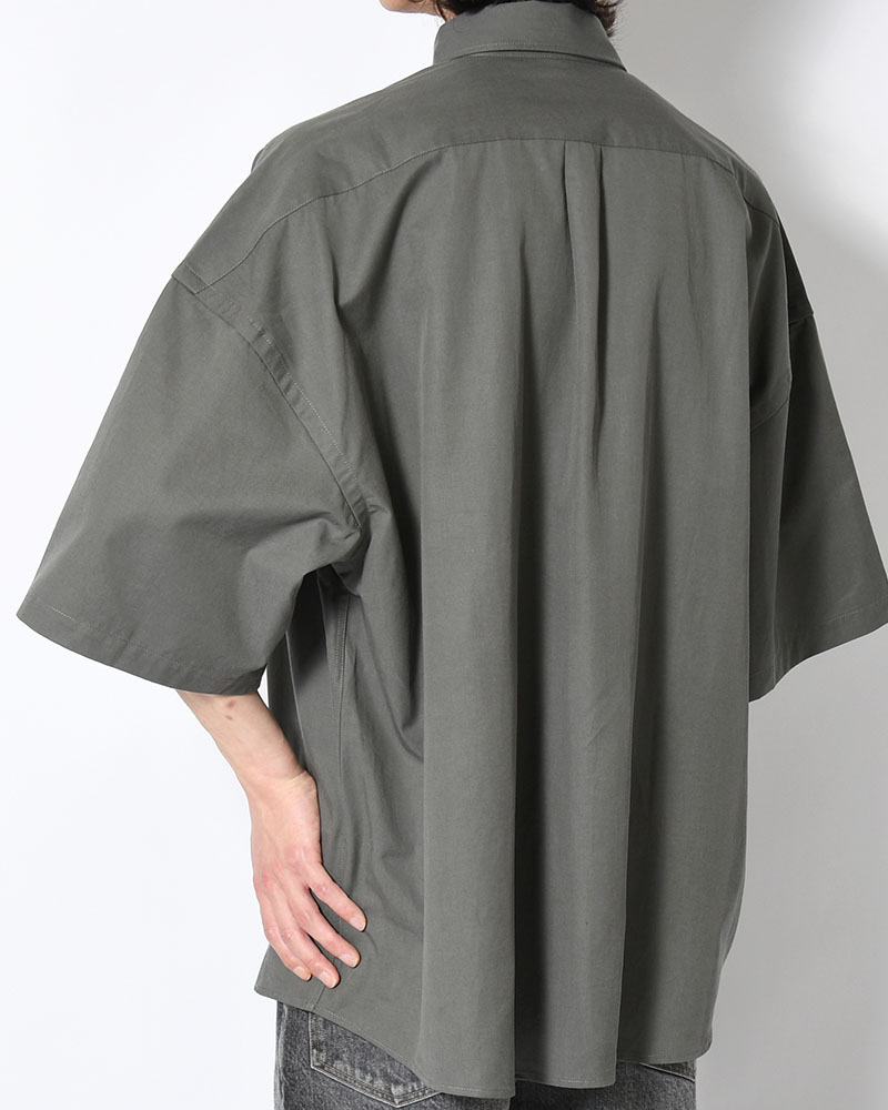 S/S SHIRT -GRAY-