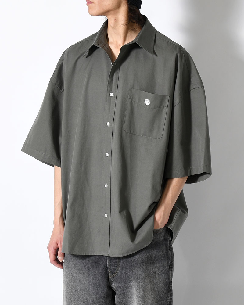 S/S SHIRT -GRAY-