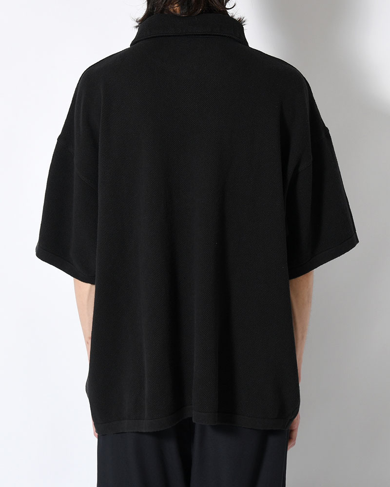 POLO S/S SHIRT -BLACK-