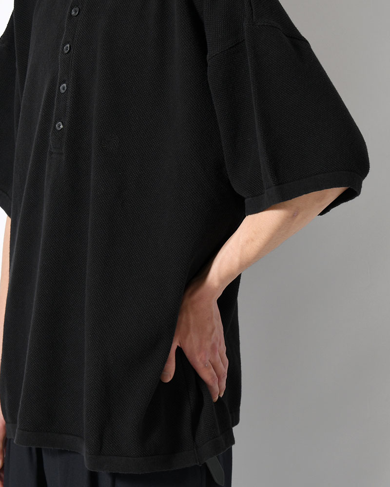POLO S/S SHIRT -BLACK-