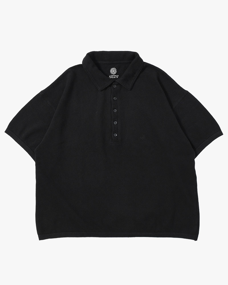 POLO S/S SHIRT -BLACK-