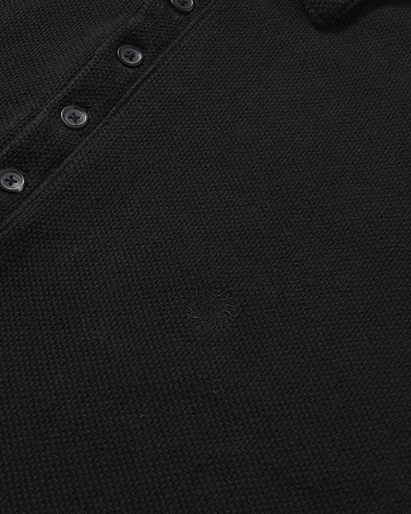 POLO S/S SHIRT -BLACK-