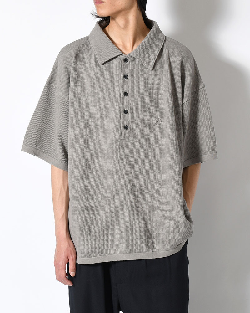 POLO S/S SHIRT -GRAY-
