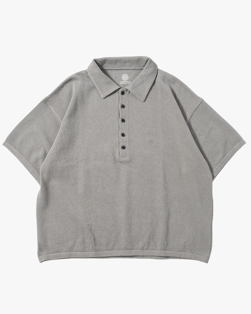 POLO S/S SHIRT -GRAY-