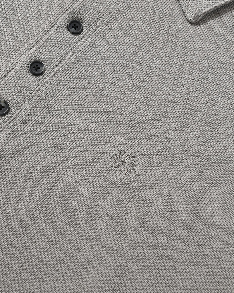 POLO S/S SHIRT -GRAY-