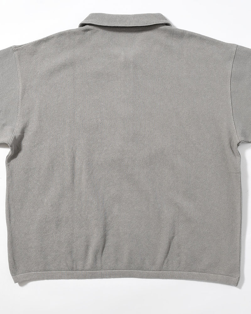 POLO S/S SHIRT -GRAY-