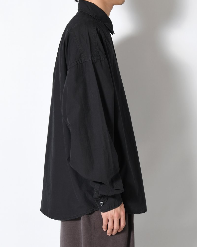 L/S SHIRT -BLACK-