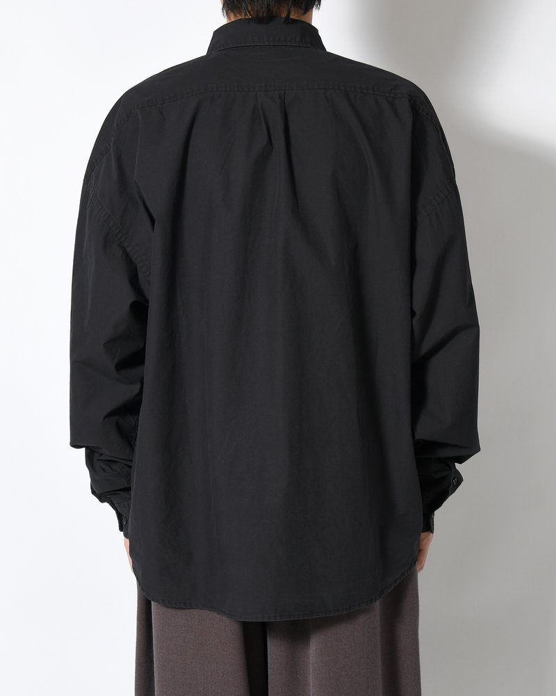 L/S SHIRT -BLACK-