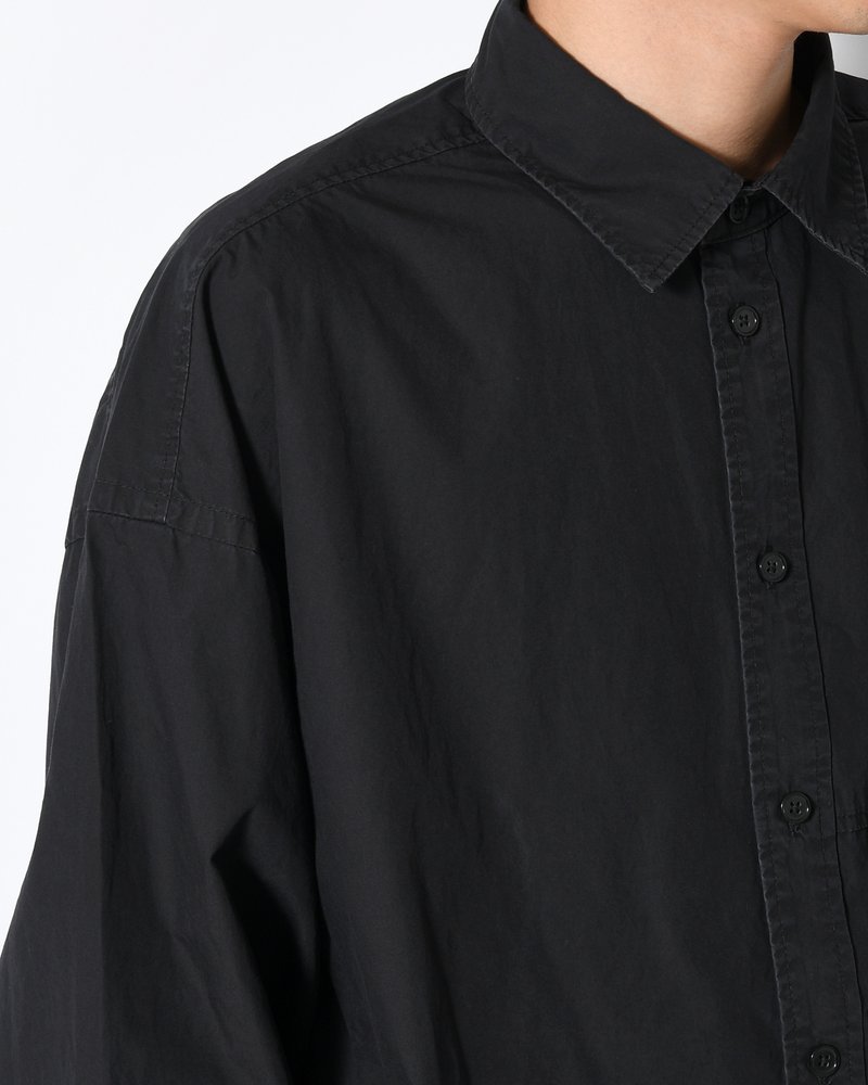 L/S SHIRT -BLACK-