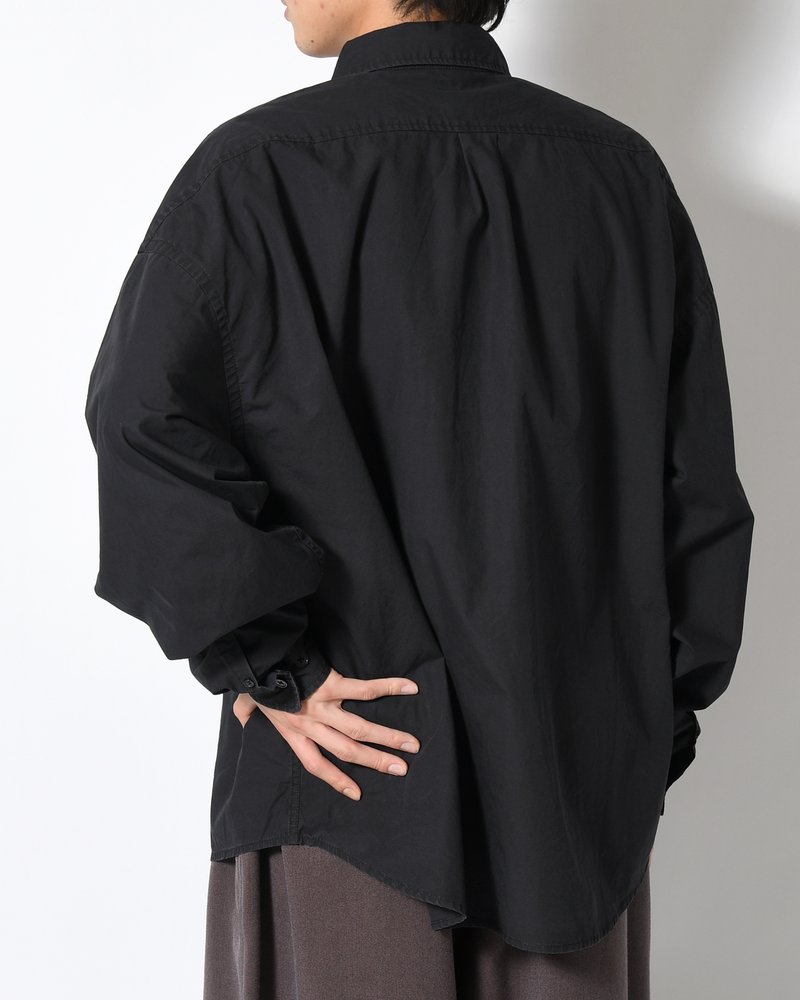 L/S SHIRT -BLACK-