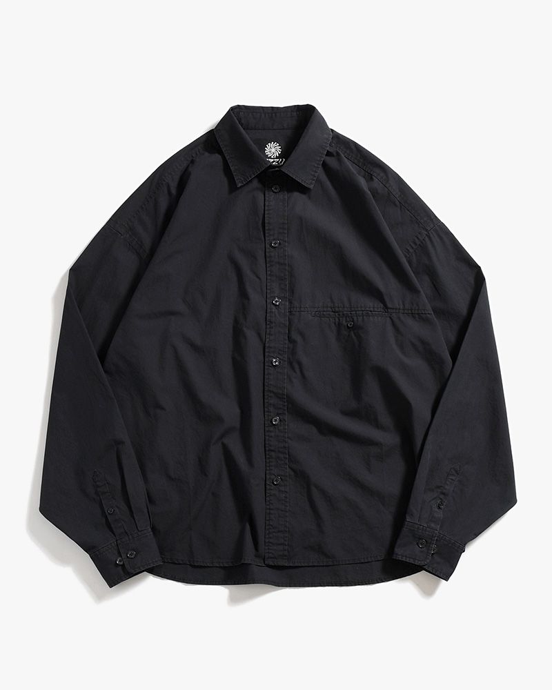 L/S SHIRT -BLACK-