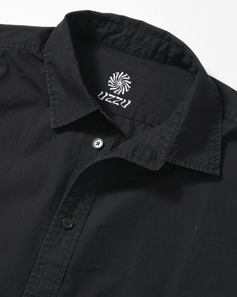 L/S SHIRT -BLACK-