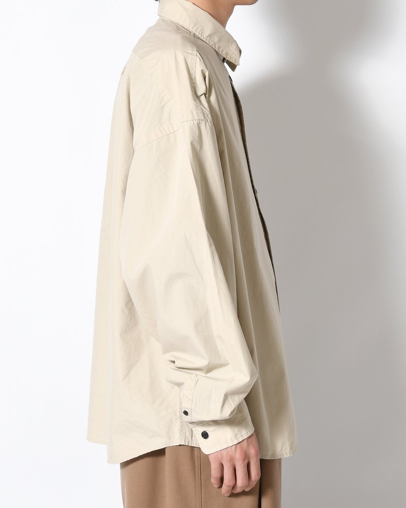 L/S SHIRT -BEIGE-