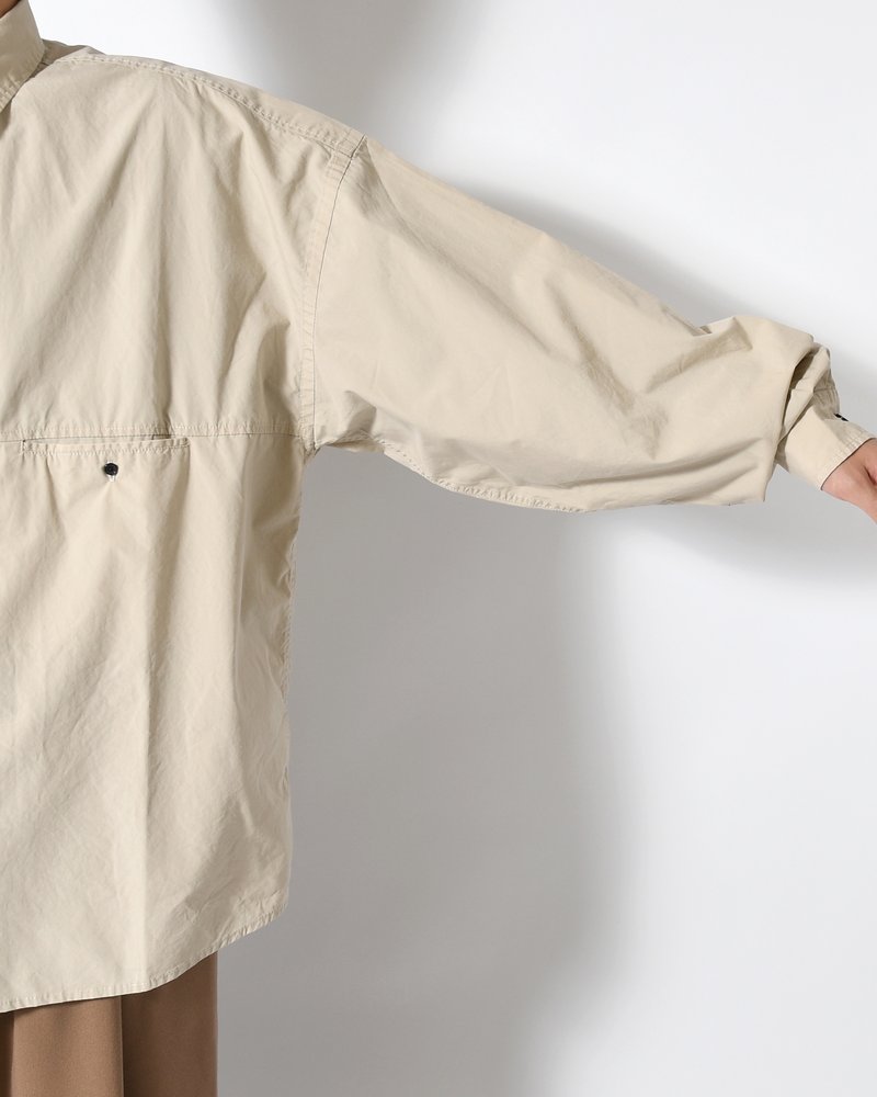 L/S SHIRT -BEIGE-