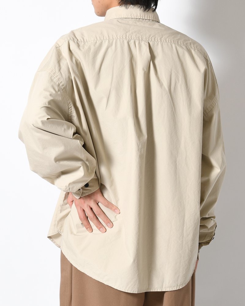 L/S SHIRT -BEIGE-