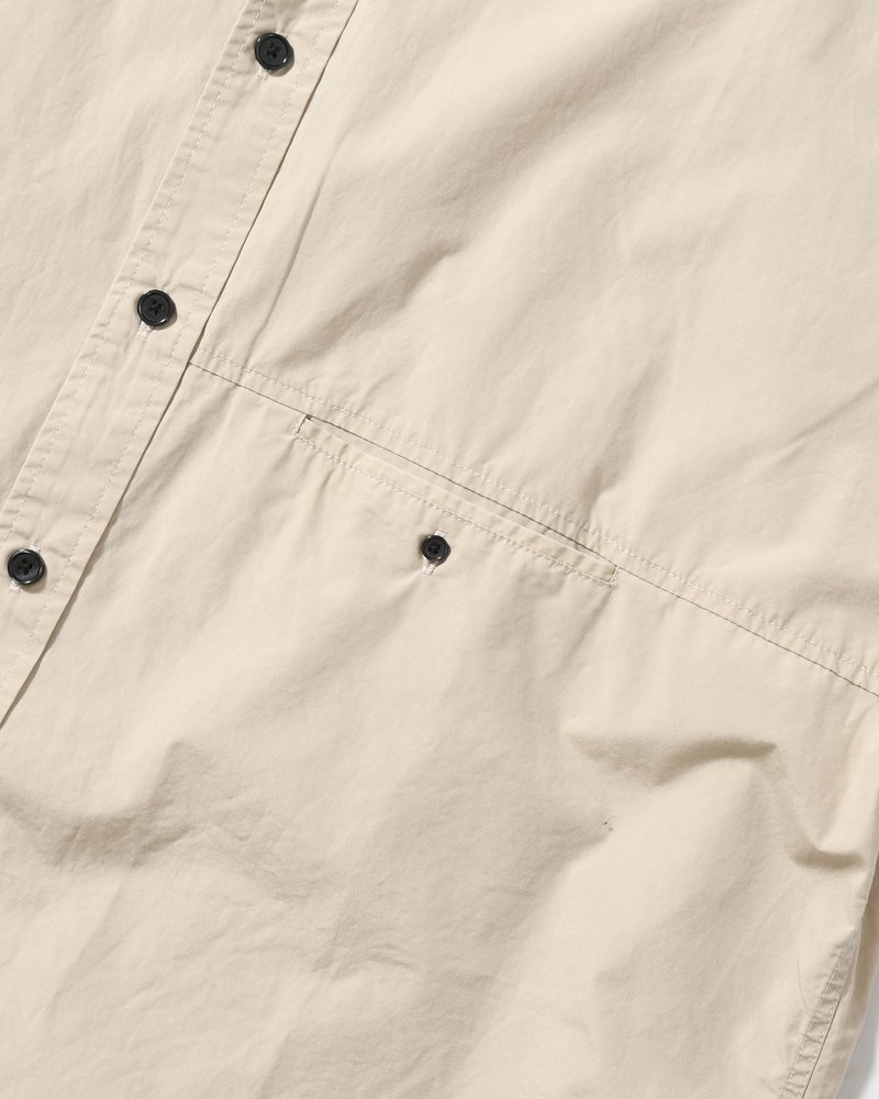 L/S SHIRT -BEIGE-