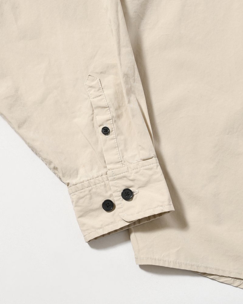 L/S SHIRT -BEIGE-