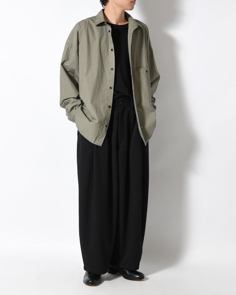 L/S SHIRT -KHAKI-