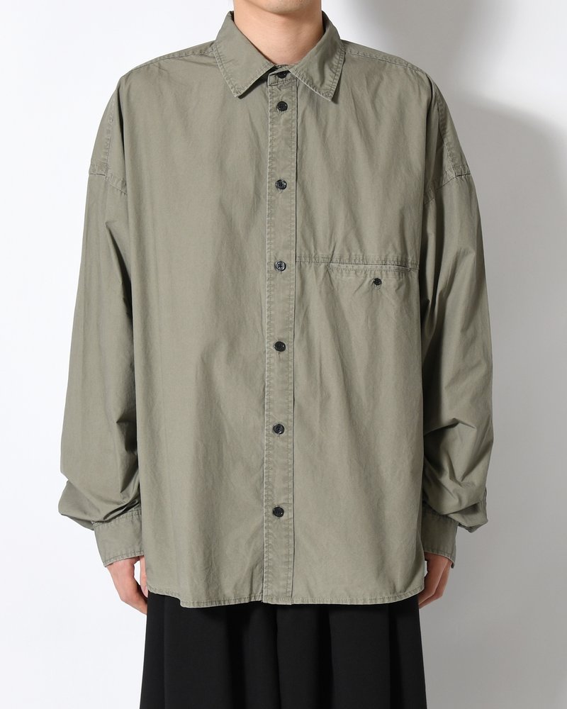 L/S SHIRT -KHAKI-