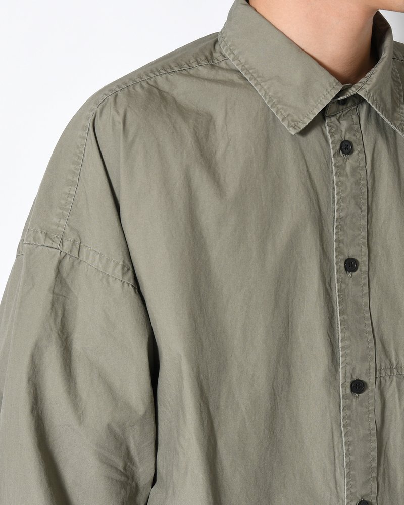 L/S SHIRT -KHAKI-
