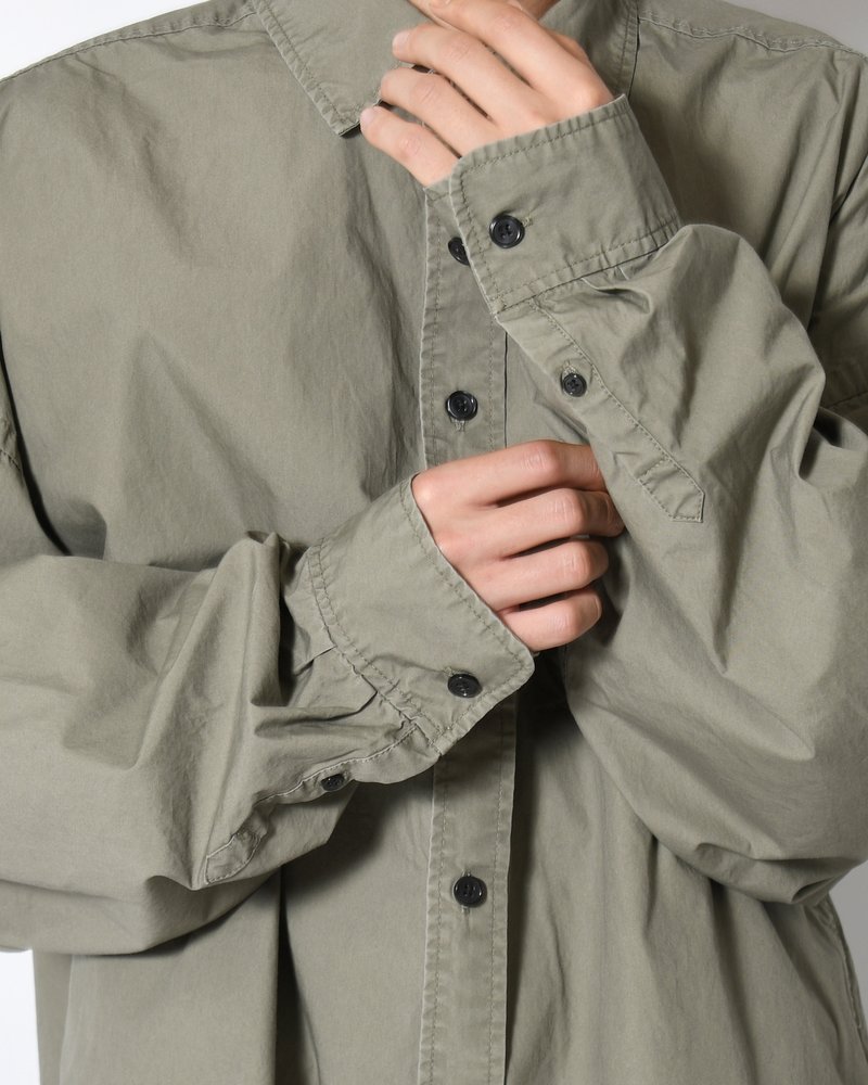L/S SHIRT -KHAKI-