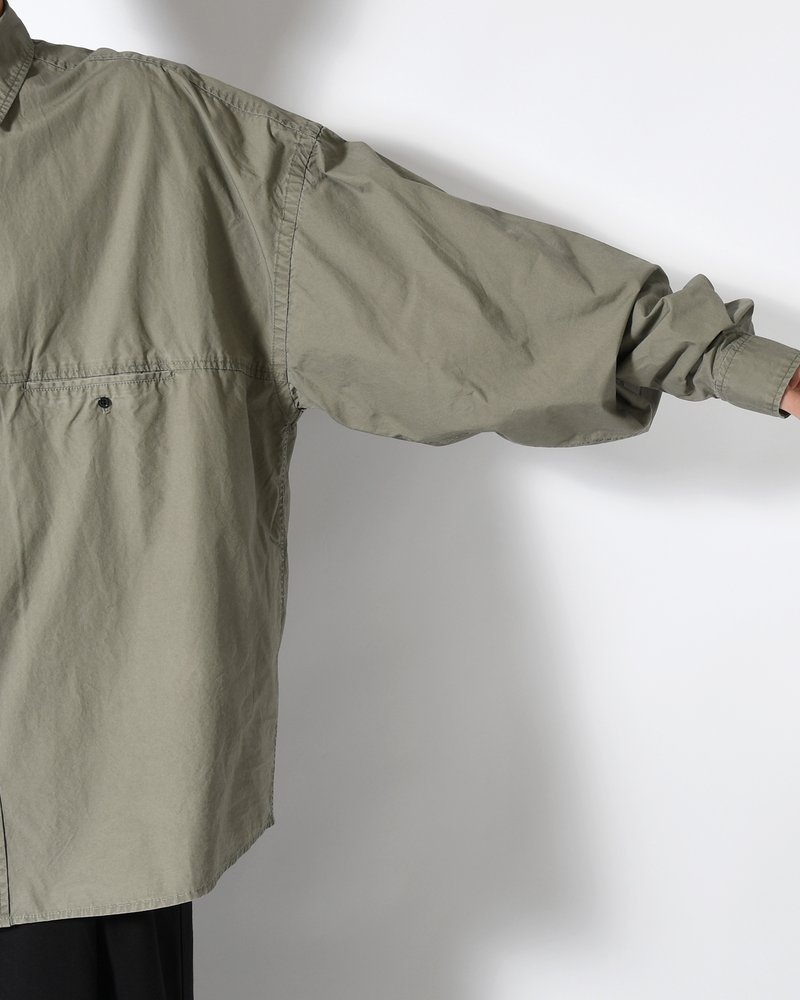 L/S SHIRT -KHAKI-