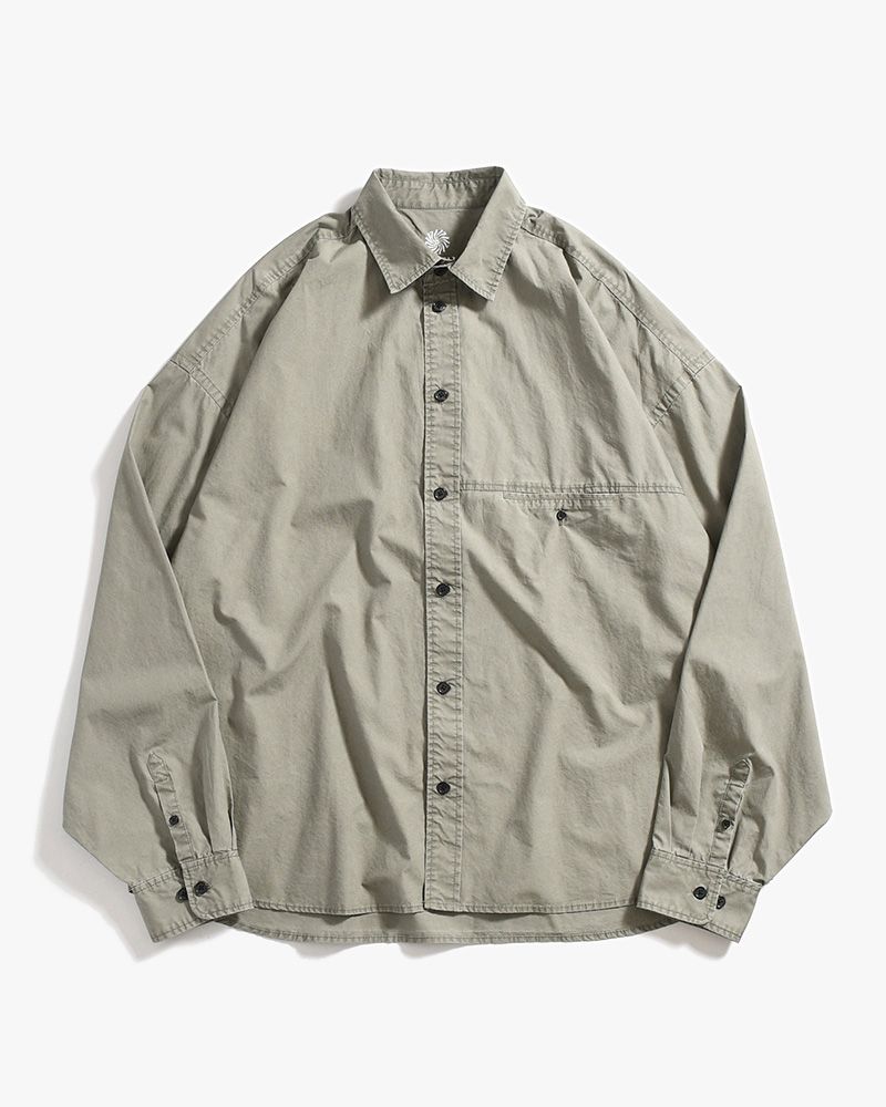 L/S SHIRT -KHAKI-