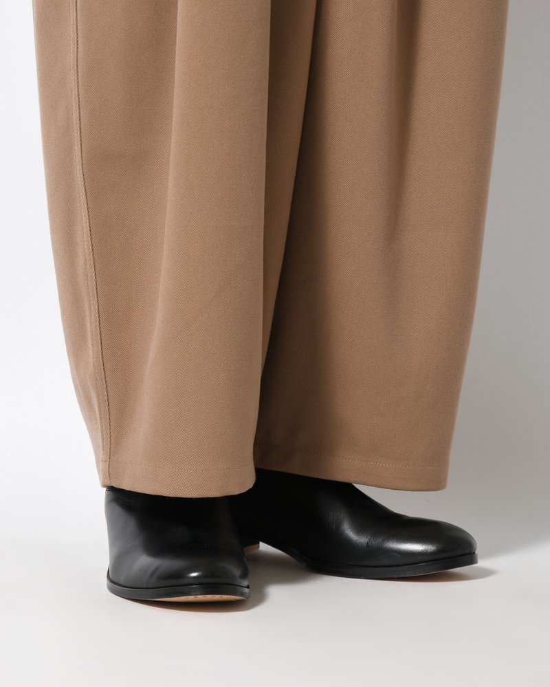 WIDE SLACKS -BEIGE-