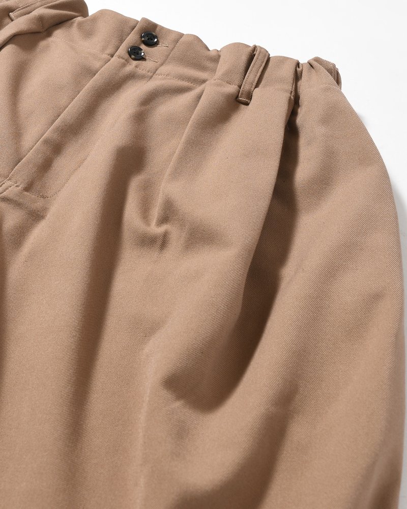 WIDE SLACKS -BEIGE-