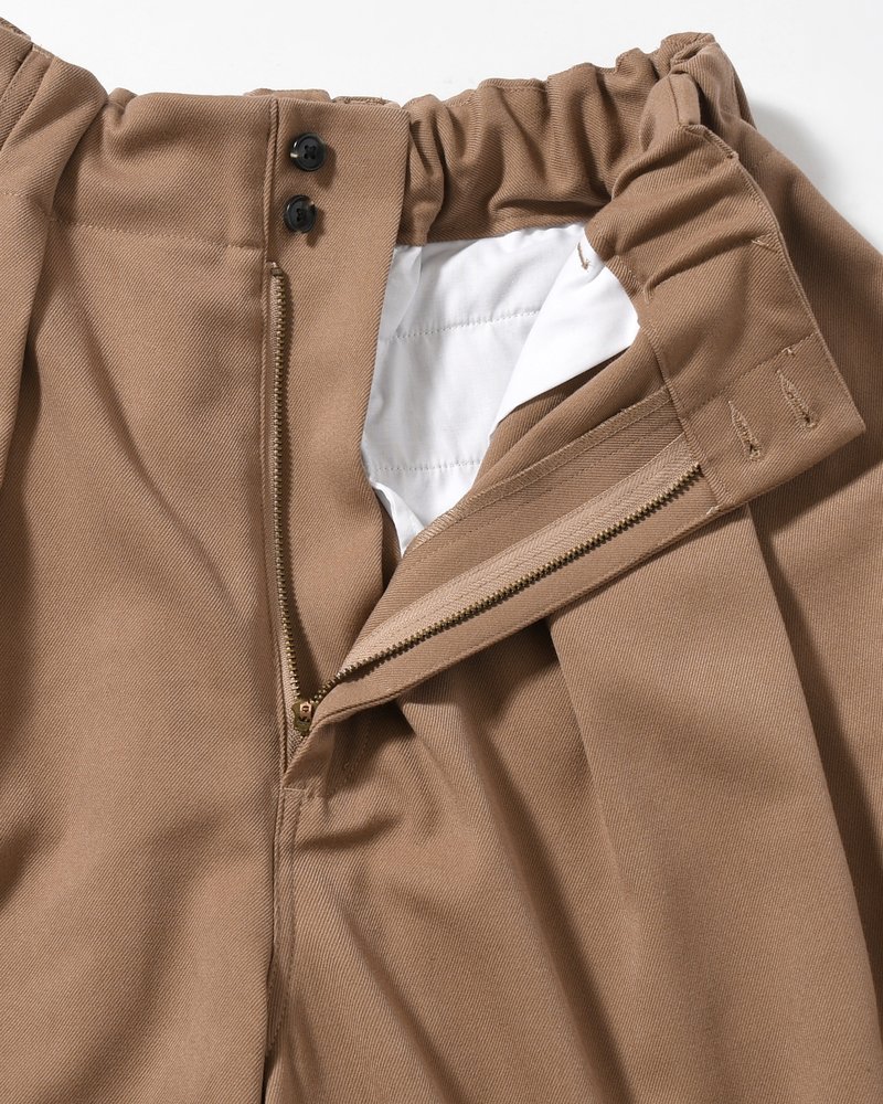 WIDE SLACKS -BEIGE-