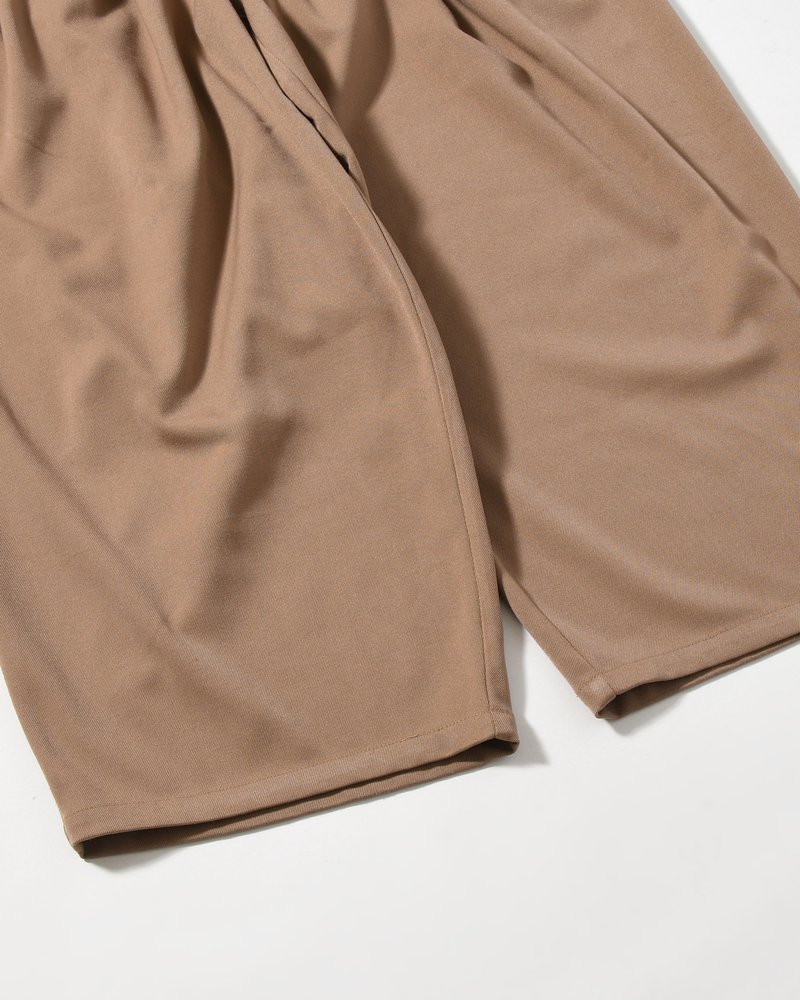 WIDE SLACKS -BEIGE-