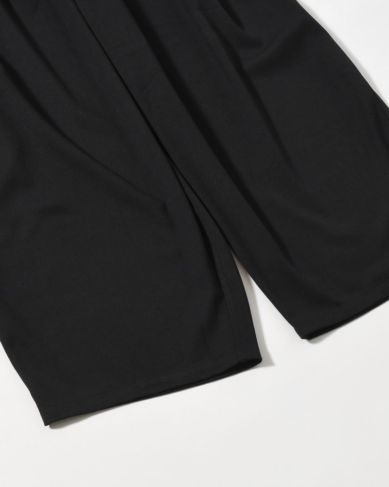 WIDE SLACKS -BLACK-