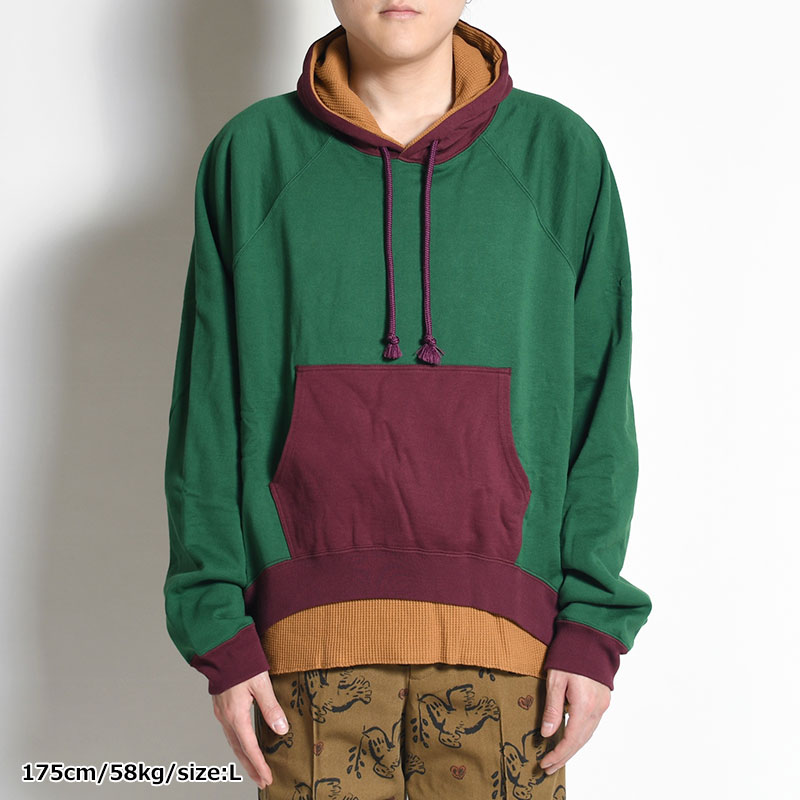 BOLERO SWEAT HOODIE -RASTA-