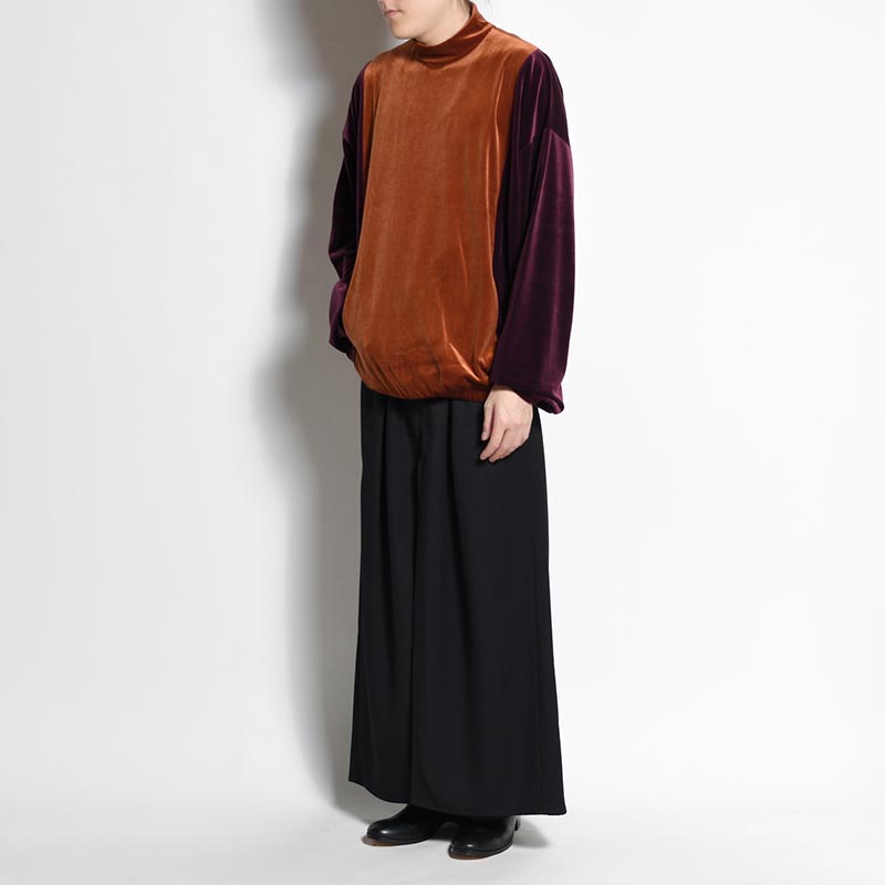 VELOUR MOCKNECK -2.COLOR-