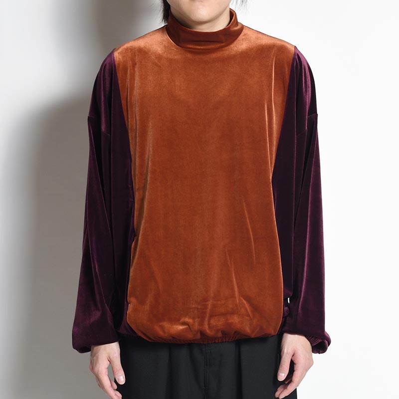 VELOUR MOCKNECK -2.COLOR-