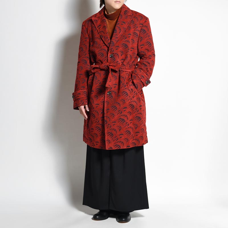 FAR EAST AG COAT -DARK RED-