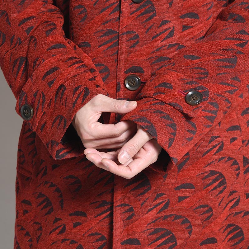 FAR EAST AG COAT -DARK RED-