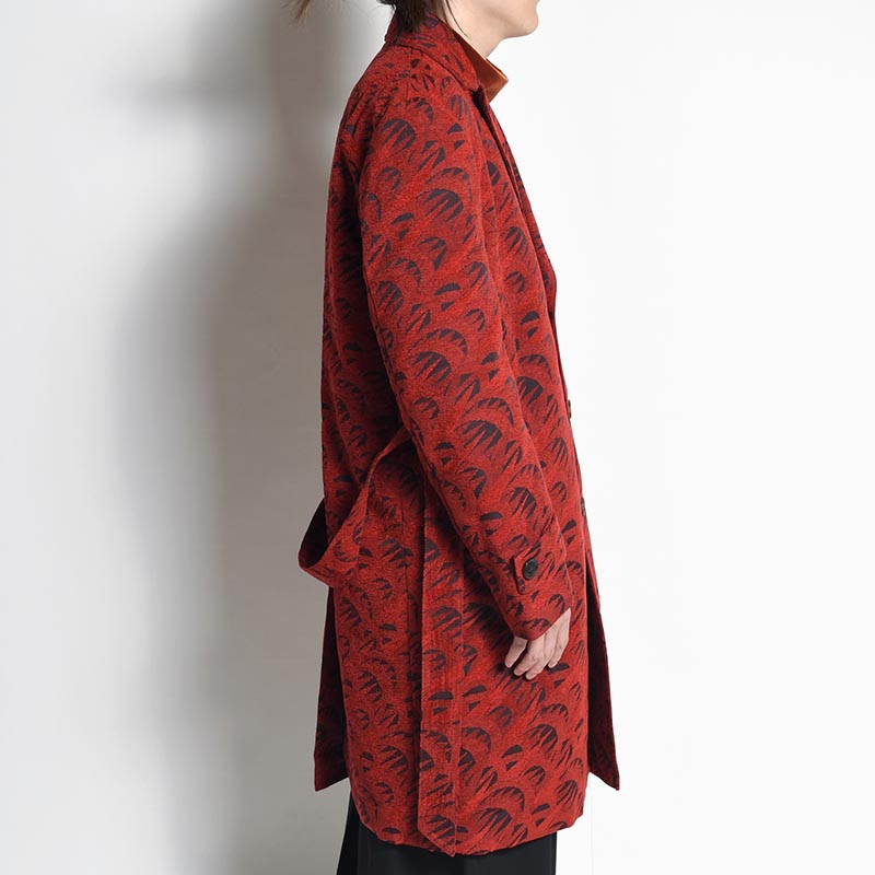 FAR EAST AG COAT -DARK RED-