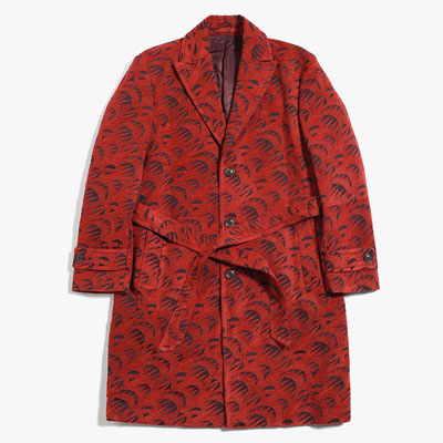 FAR EAST AG COAT -DARK RED-