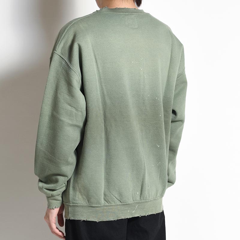 VINTAGE SWEATSHIRT "OLIVE BRANCH" -2.COLOR-