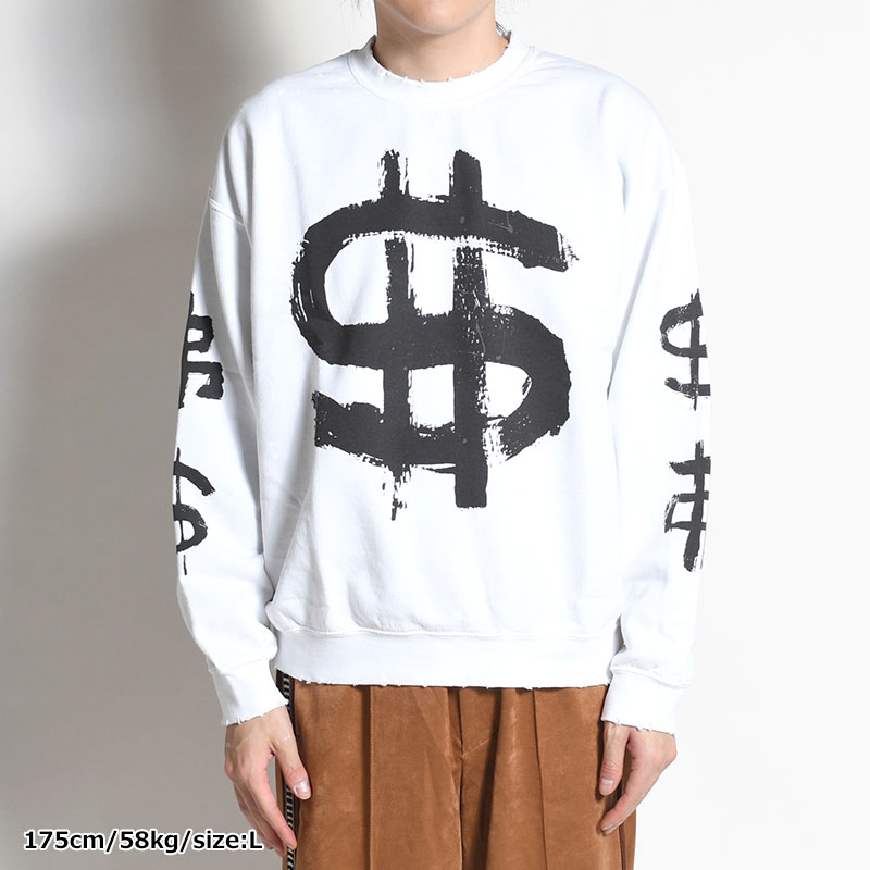 VINTAGE SWEATSHIRT "$ 弗 $" -3.COLOR-