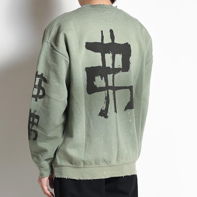 VINTAGE SWEATSHIRT "$ 弗 $" -3.COLOR-