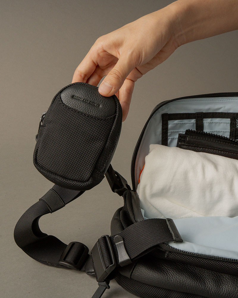 Adjust sling multi bag -BLACK-