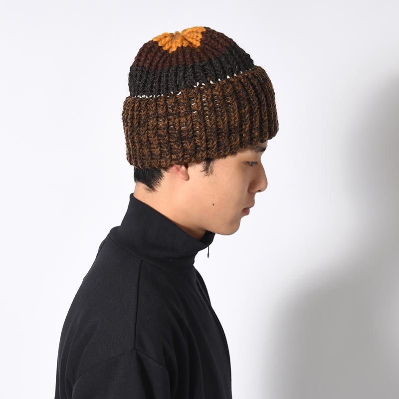 HAND WOVEN COLLECTiON col:BROWN MIX -4.COLOR-