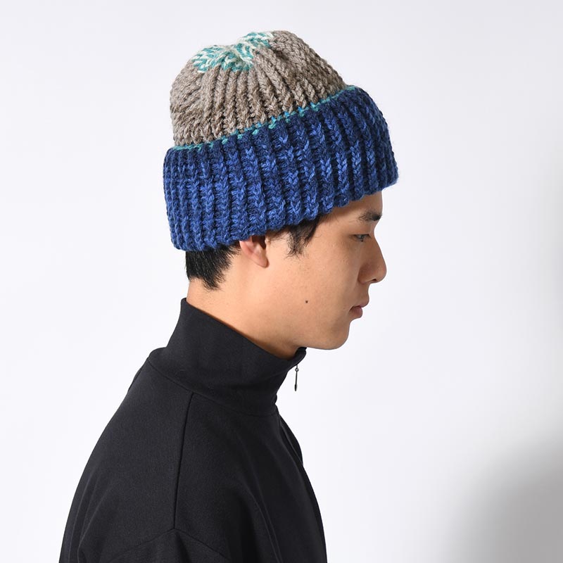 HAND WOVEN COLLECTiON col:BLUE MIX -5.COLOR-