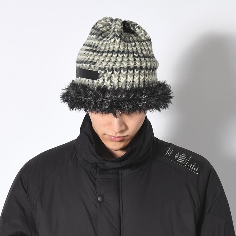 HAND WOVEN BEANiE."FUR" -3.COLOR-